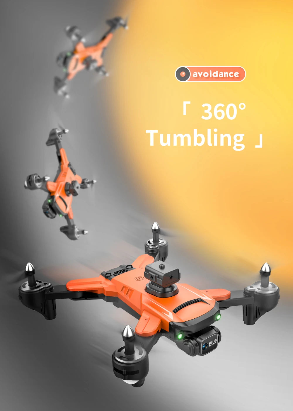 XS011 Drone - 4K RC Profesional HD Camera with Obstacle Avoidance Brushless Foldable Quadcopter Remote Helicopter Kids Toys 30 XS011 Drone, package includes : original box,batteries,remote controller