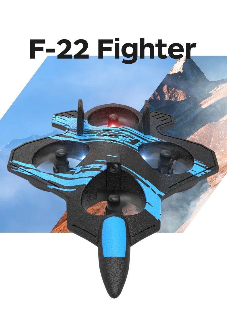 F22 Foam RC Plane, Aircraft size: 18.2*12.5*4.7cm Color box size: 28.5