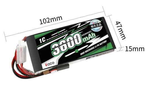 ACE remote control battery 2400/3000