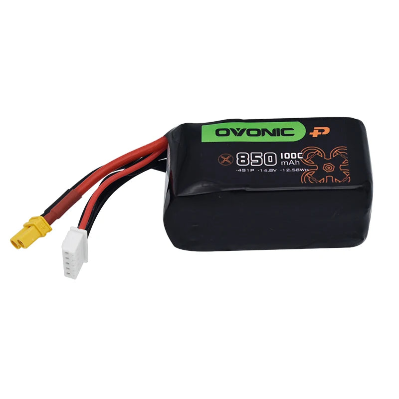 OVONIC 14.8V 4S 850mAh 100C Lipo Drone Betri Yenye XT30/XT60