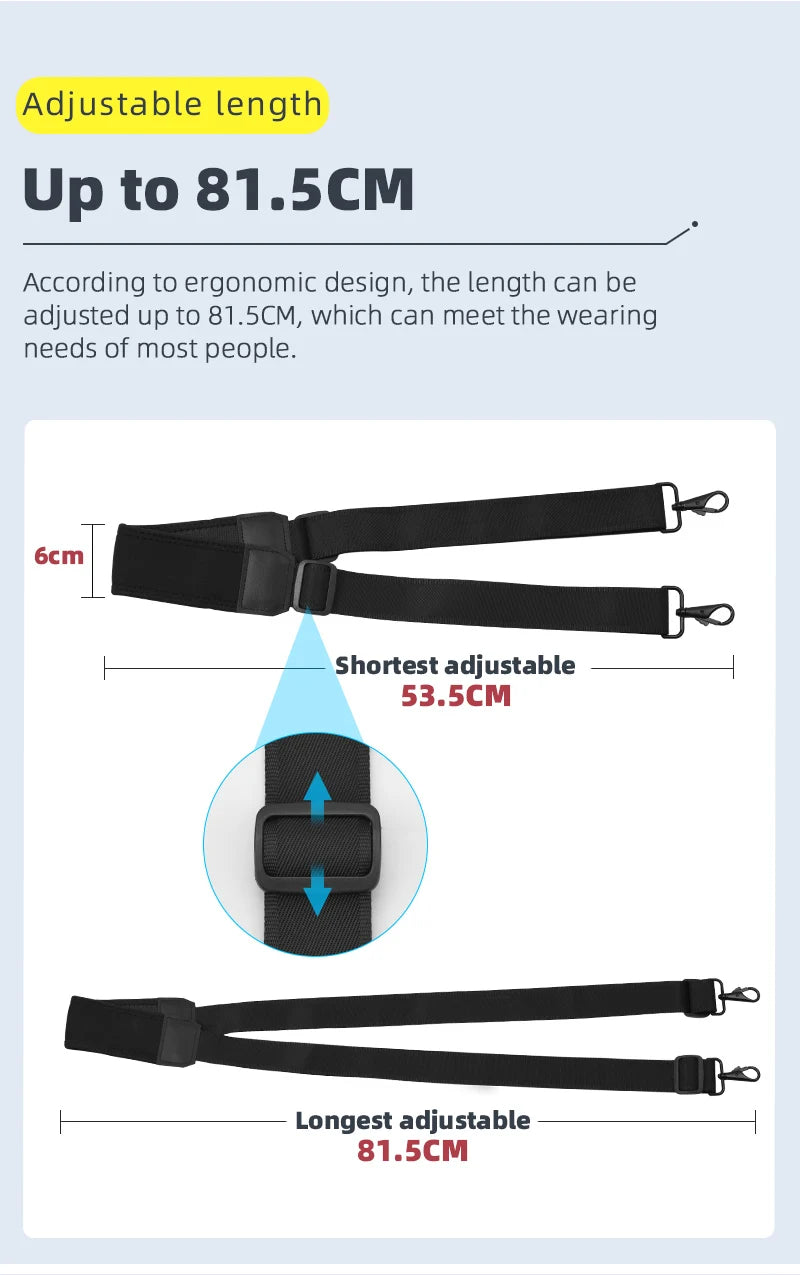 Remote Controller Lanyard Neck Strap, Adjustable length Up to 81.5CM According to ergonomic design, the length can be adjusted up