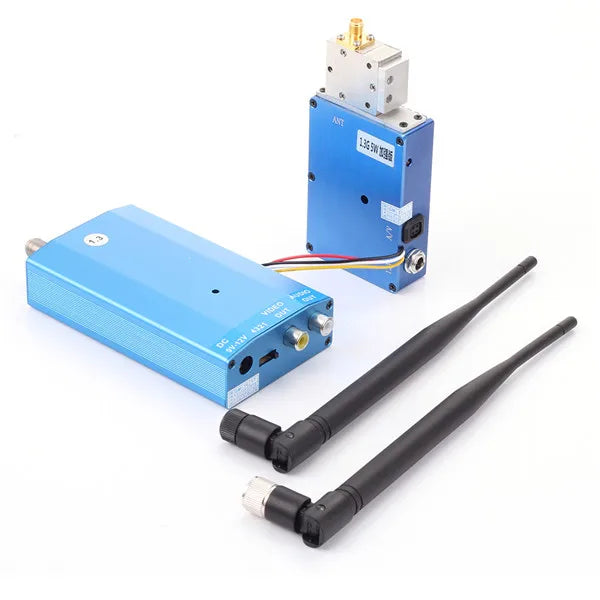 1.3G 1.3Ghz 4CH 5W 5000mw Wireless AV Sender Transmitter Receiver Set Audio Video Transceiver Kit