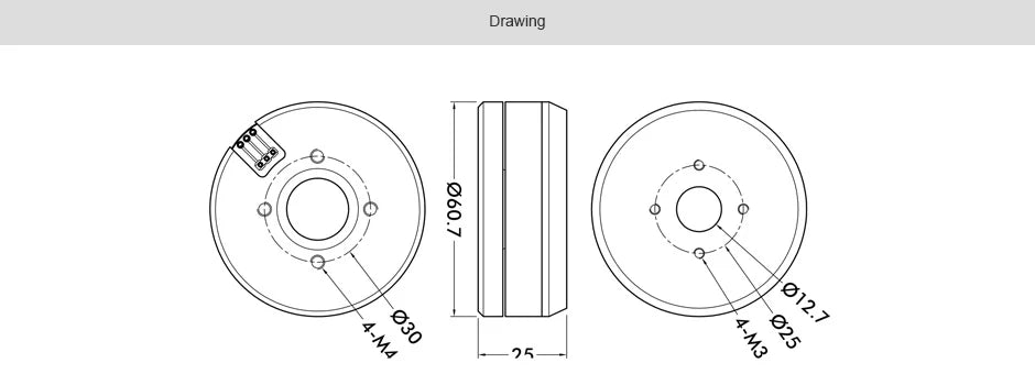 T-motor, GB54-2 KV26 Material : metal For Vehicle Type : Helicopter