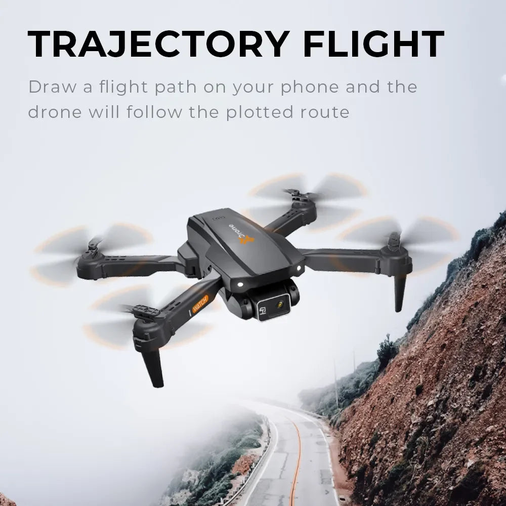 E66 Drone, TRAJECTORY FLIGHT Draw a flight path on your phone and the drone