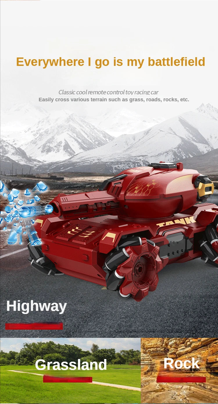 RC Car, the coolremote control tov racing car can easily cross various terrain such as grass,