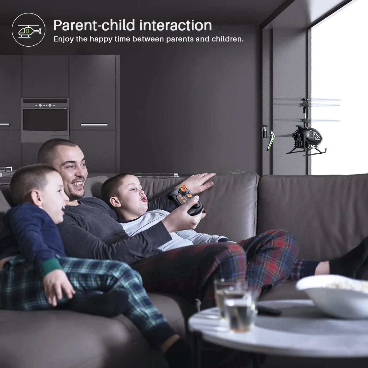 SYMA S100 Mini Helicopter, Enjoy the happy time between parents and children: