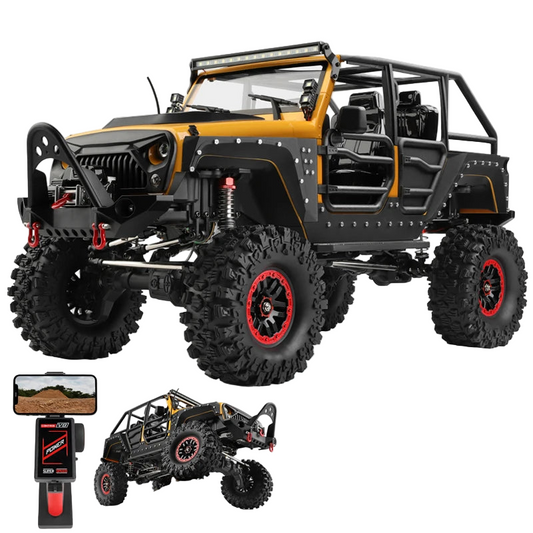 WLtoys 104026 1/10 Rc Car 4x4 Off-Road Crawler, 2.4G 4WD, Electric Winch, 45Min Runtime, 100M Control Range