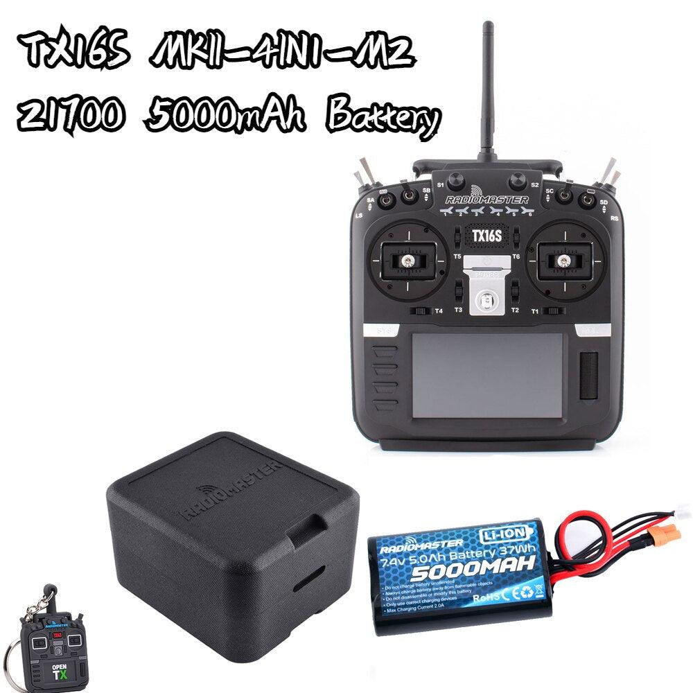 RadioMaster TX16S Mark II V4.0 Hall Gimbal 4IN1 ELRS Radio Controller Support EdgeTX/OpenTX Built-in Dual Speakers for RC Drone - RCDrone