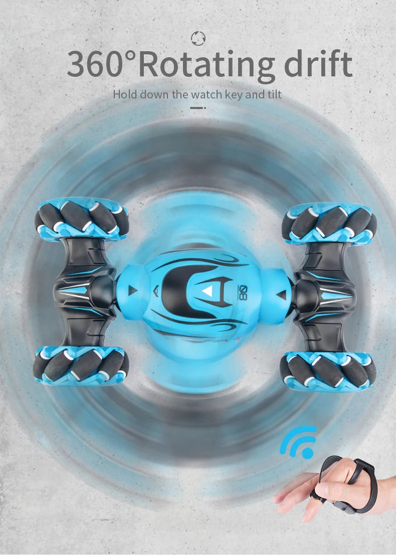 360PRotating drift Hold down the watch key and tilt (13