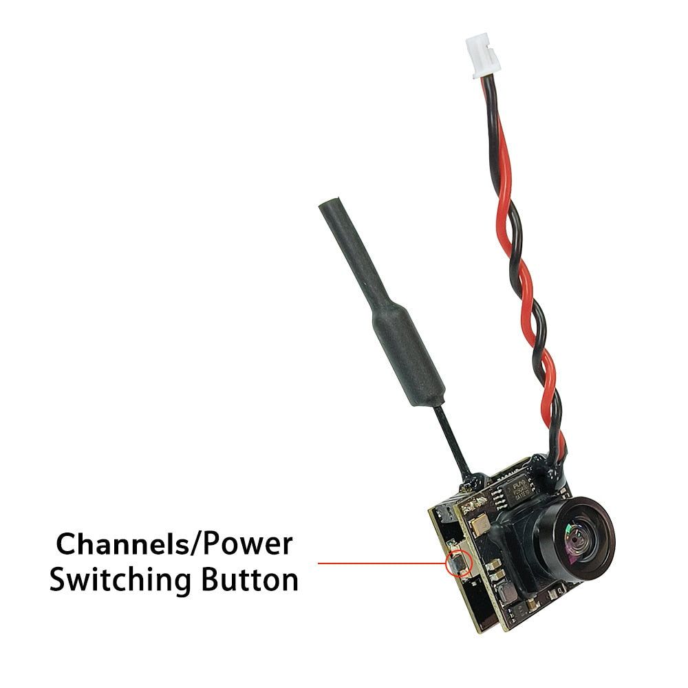 EWRF 800TVL Micro Camera, Channels/Power Switching B