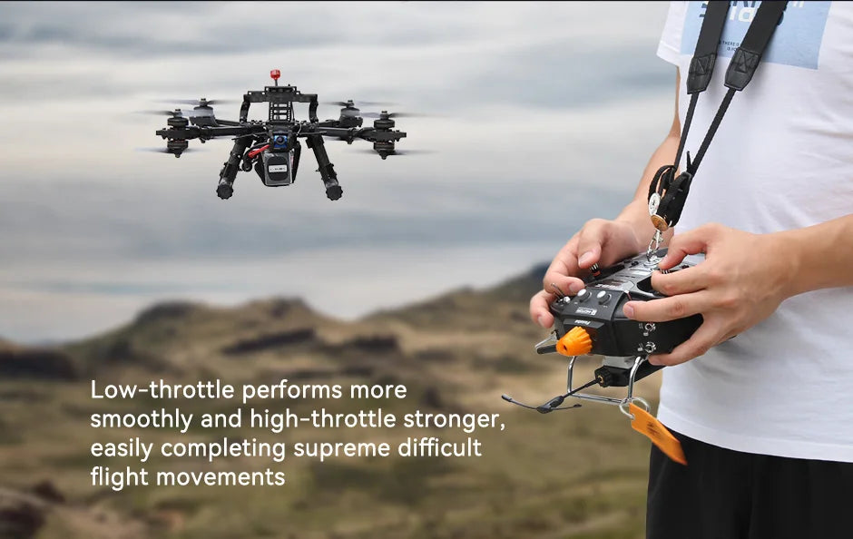 T-MOTOR F100 KV1350 Motor - 2810 Long Range Cinematic Brushless Motor safer propulsion syatem FPV sesiers motor 7 T-MOTOR, low-throttle performs more smoothly and high-throwing stronger, easily completing suprem