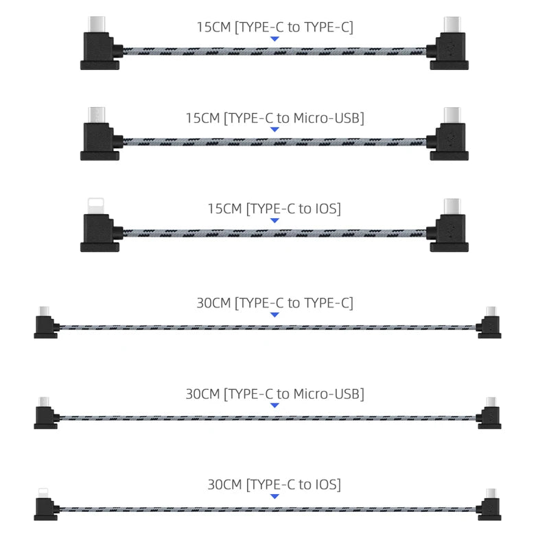 1SCM TYPE-C to Micro-USB 3OCM TY