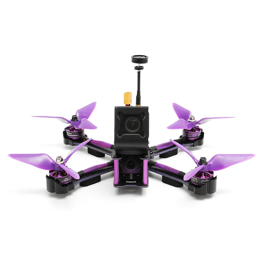 TCMMRC X220S FPV Racing Drone, Frame kit with camera angle scale and 30° camera mount for Runcam 3 Gopro session