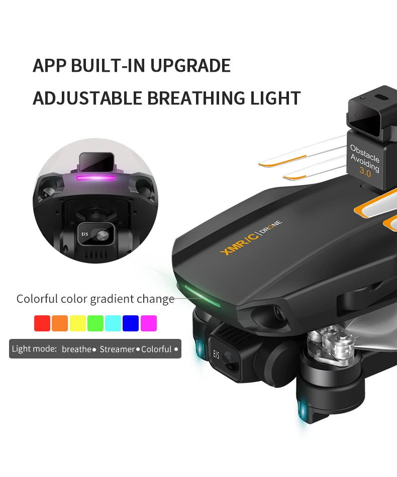 M10 Drone, APP BUILT-IN UPGRADE ADJUSTABLE BREATHING