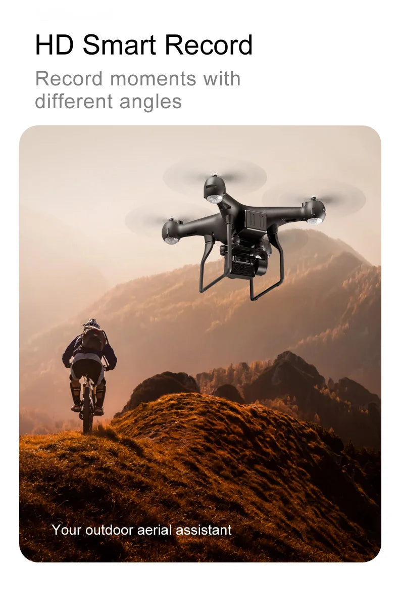 S32T Pro Drone - 8K RCWiFi Camera 4K HD Foldable Professiona RC Quadcopter Helicopter High Hold Mode FPV Long Fly Helicopter 24 S32T Pro Drone, hd smart record moments with different angles your outdoor aerial assistant