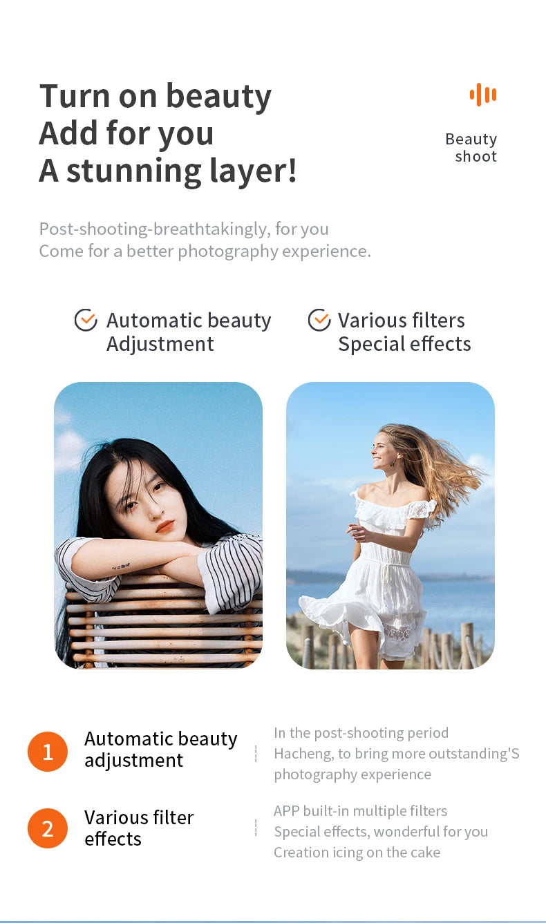 XYRC L23 Mini Drone - 4K HD Dual Camera Drones Wifi FPV Height Keep Small Foldable Quadcopter RC Dron Toy For Children Boy Gift 28 XYRC L23 Mini Drone, automatic beauty various filter app built-in multiple filters 2 effects special effects