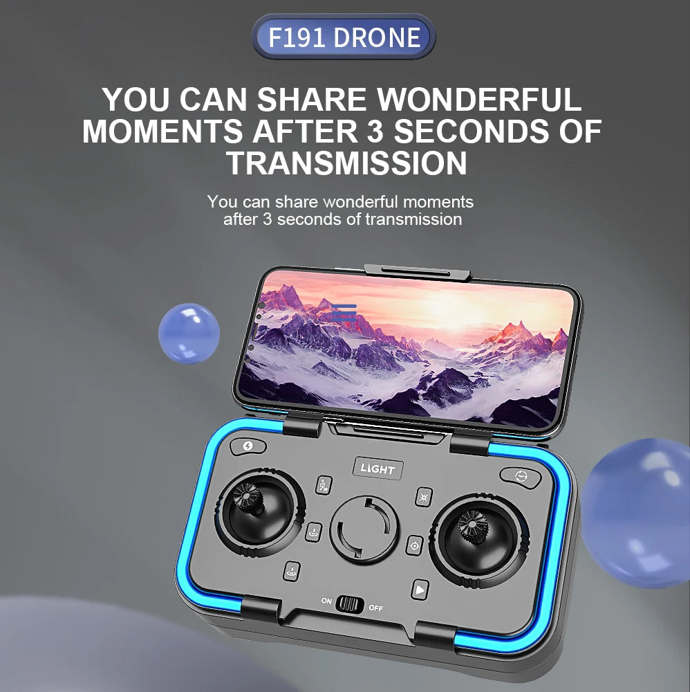 F191 Mini Drone - 4K Dual Camera Wifi FPV Four Sides Infrared Obstacle Avoidance One-key Take-off and Landing Folding Quadcopter 41 F191 Mini Drone, f191 drone you can share wonderful moments after 3 seconds of