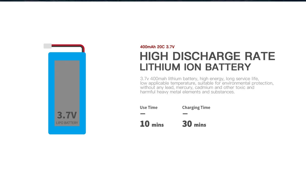 Wltoys A290 F16 3CH RC Airplane, 40Omah Iithium battery, high energy; long service life, I