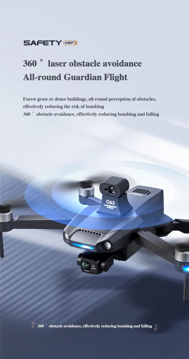 U4 GPS Drone, Guardian Flight Forest 01's dense buildings, all-round perception of obstacles, effectively reducing