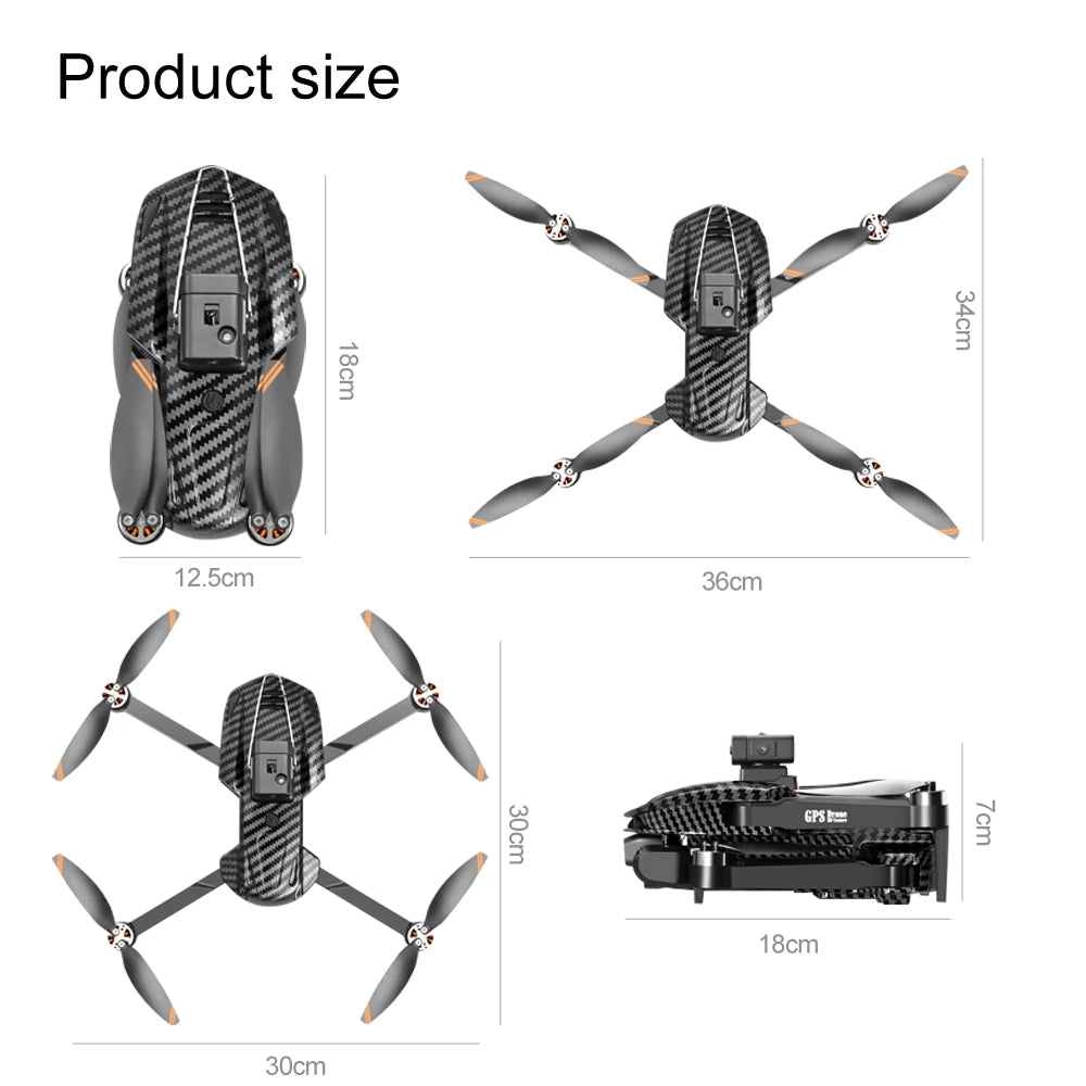 A16 PRO Drone, mobile phone and aircraft realize real-time positioning . mobile phone tracks