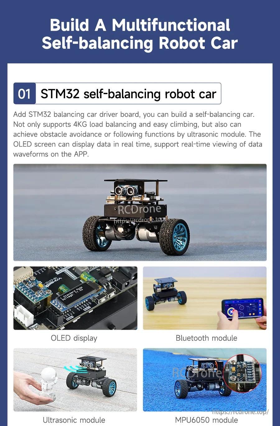 Self-balancing Robot Car Chassis Kit