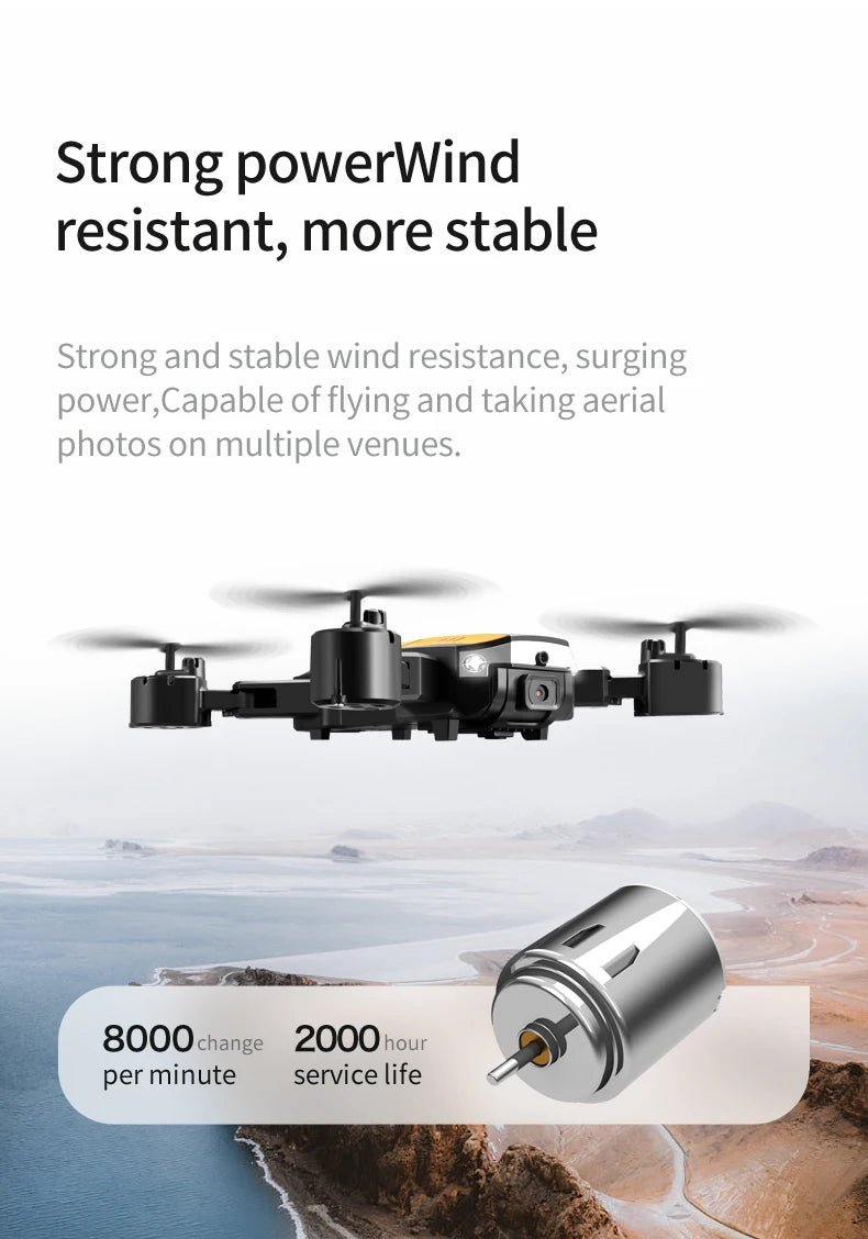 T6 Drone, strong powerWind resistant; more stable Strong and stable wind resistance; surging power;Cap