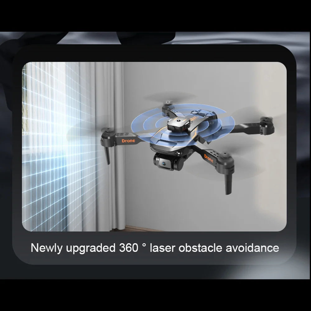 S12 Drone, Newly Upgraded with 360° Laser Obstacle Avoidance Technology for Smooth Navigation.