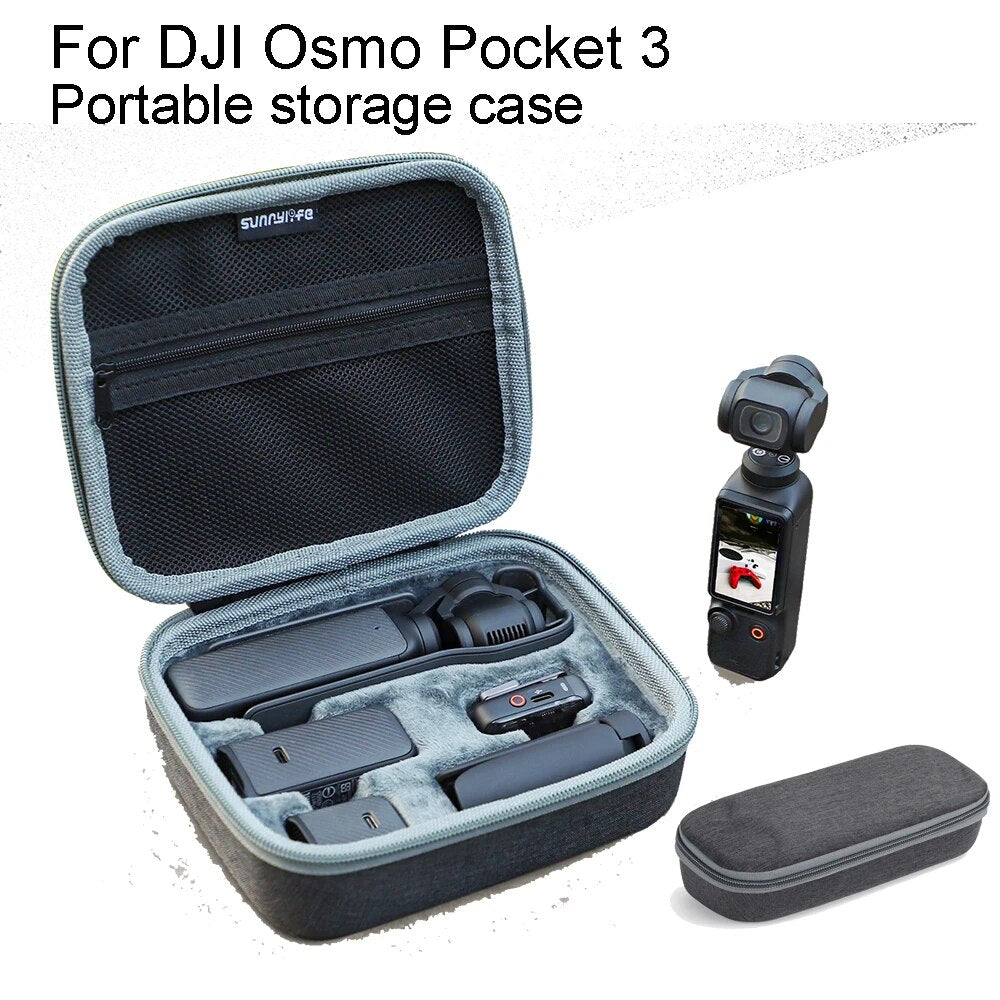 YueLi Osmo Pocket 3 - Borsa da trasporto originale per giunto cardanico compatibile con DJI Osmo Pocket 3, Grigio, Taglia unica, Compatto YueLi Osmo Pocket 3 - Borsa da trasporto originale per giunto cardanico compatibile con DJI Osmo Pocket 3, Grigio, Taglia unica, Compatto