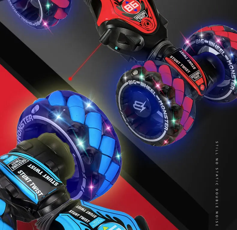 ZWN 1:12 / 1:16 4WD RC Car, 4WD RC Car - Radio Gesture Induction Music Light Stunt Remote