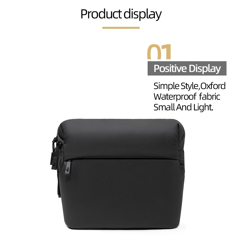 For DJI Mini 4 Pro Storage Bag, Product display 01 Positive Display Simple Style,Oxford Waterproof fabric SmallAnd