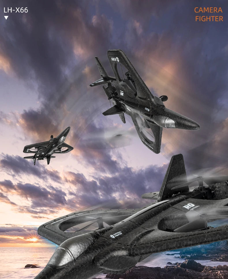 X66 Foam RC Airplane - with 108p 120° Wide Angle Camera Radio Controlled Palne Remote Control Aircraft Fighter Drone Toys for Boys 7 X66 Foam RC Airplane SPECIFICATIONS Video Capture