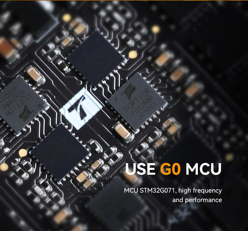 T-MOTOR C 80A C80A 4IN1 ESC, GO MCU MCU STM32GO71, high frequency and performance L FORT