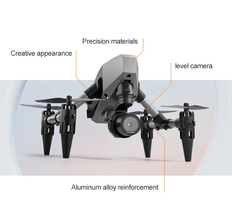 XD1 Mini Drone, Precision materials Creative appearance level camera Aluminum alloy