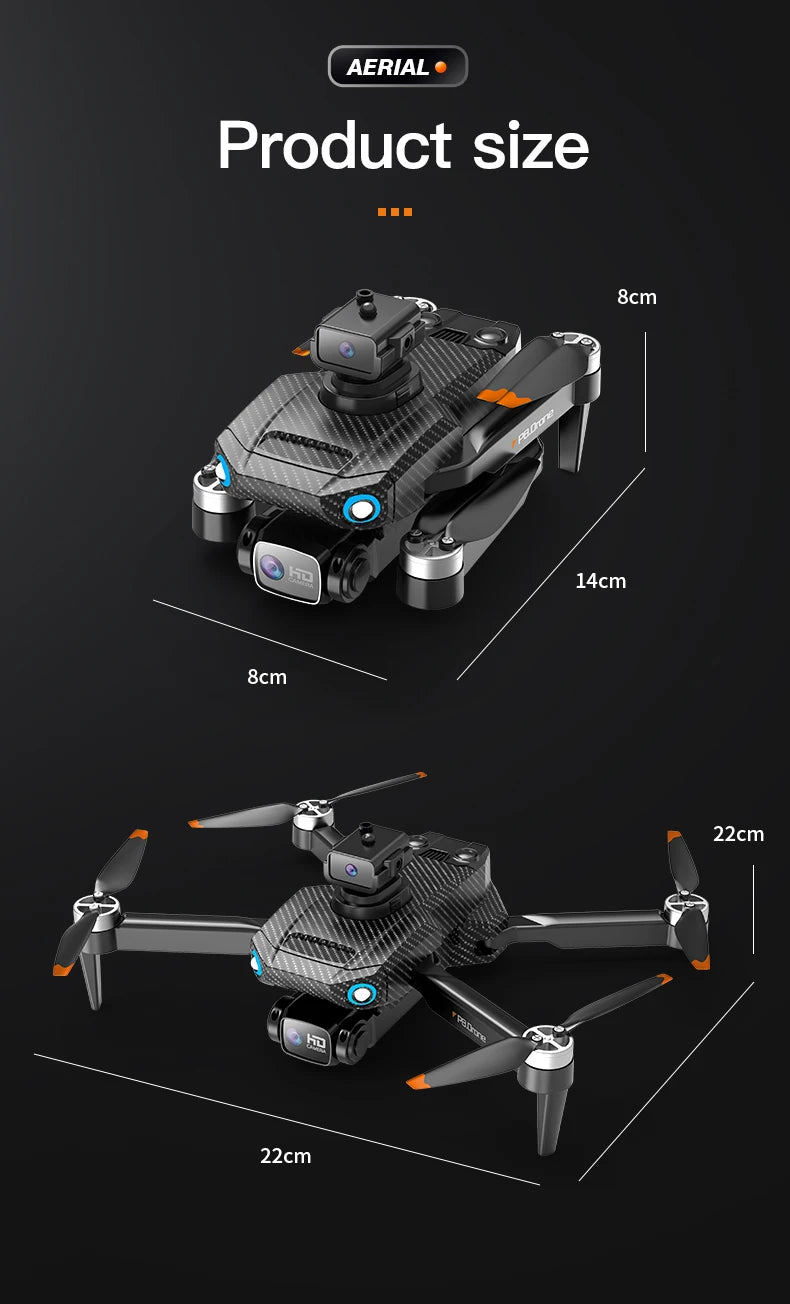 P8 Pro GPS Drone, AERIAL Product size 9cm 14cm 8cm 23cm 22c