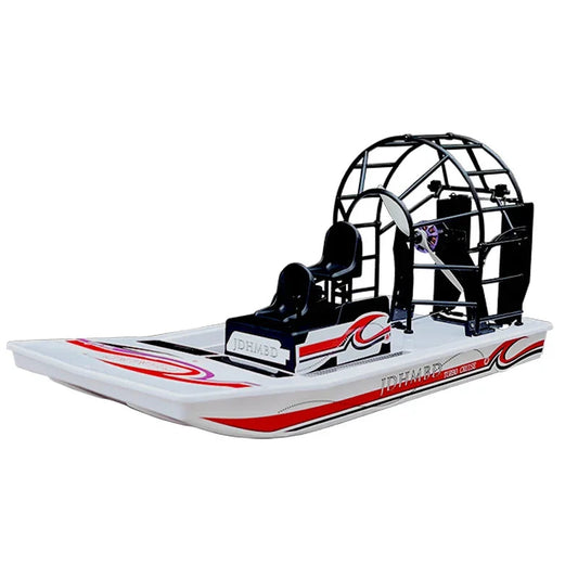 JDHMBD Swamp Dawg RC Air Boat Kit 479.5×188.5×196mm, 2300KV Brushless, 2-Channel Ready, ARTR Foam-Filled Hull