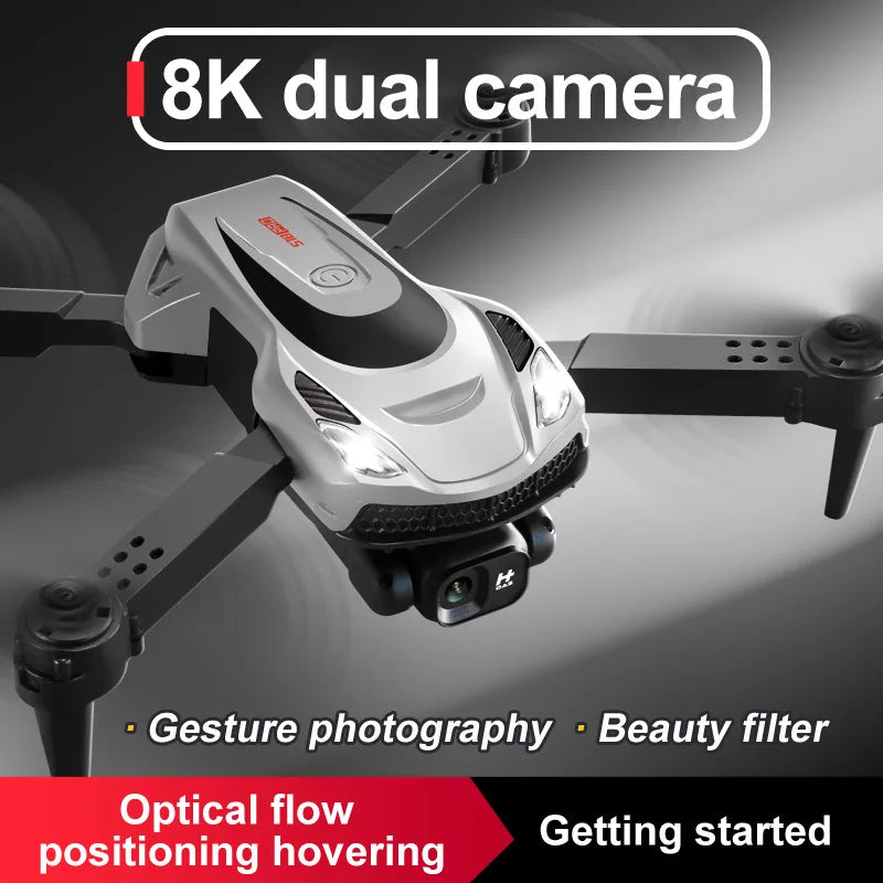S18 Drone, 8K dual camera Gesture photography Beauty filter Optical flow