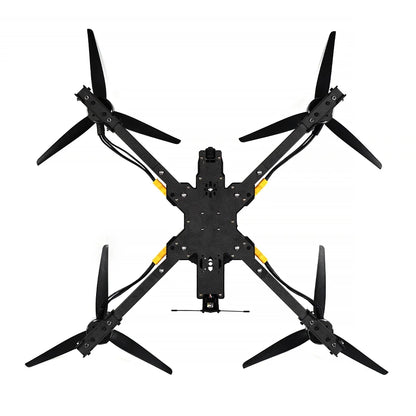 PUSHI Manta 13 X Lite 13 inch FPV BNF - 6KG Heavy Payload 10KM Long Range 6S F722 ESC Motor Link HD DJI O3 Camera RC Quadcopter