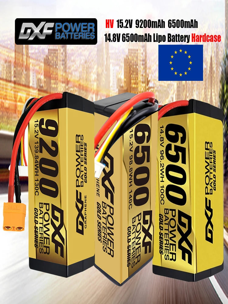 DXF 4S Lipo Battery, DXF batteries comply with RoHS and CE quality testing standards.