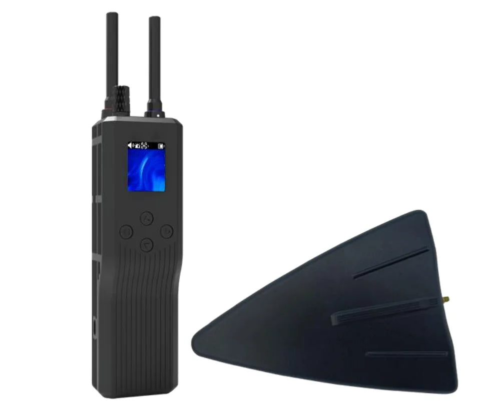 5 Band 2-3KM Wearable Drone Detector, DF antenna(L*W)300mm*217mm DF function: Option