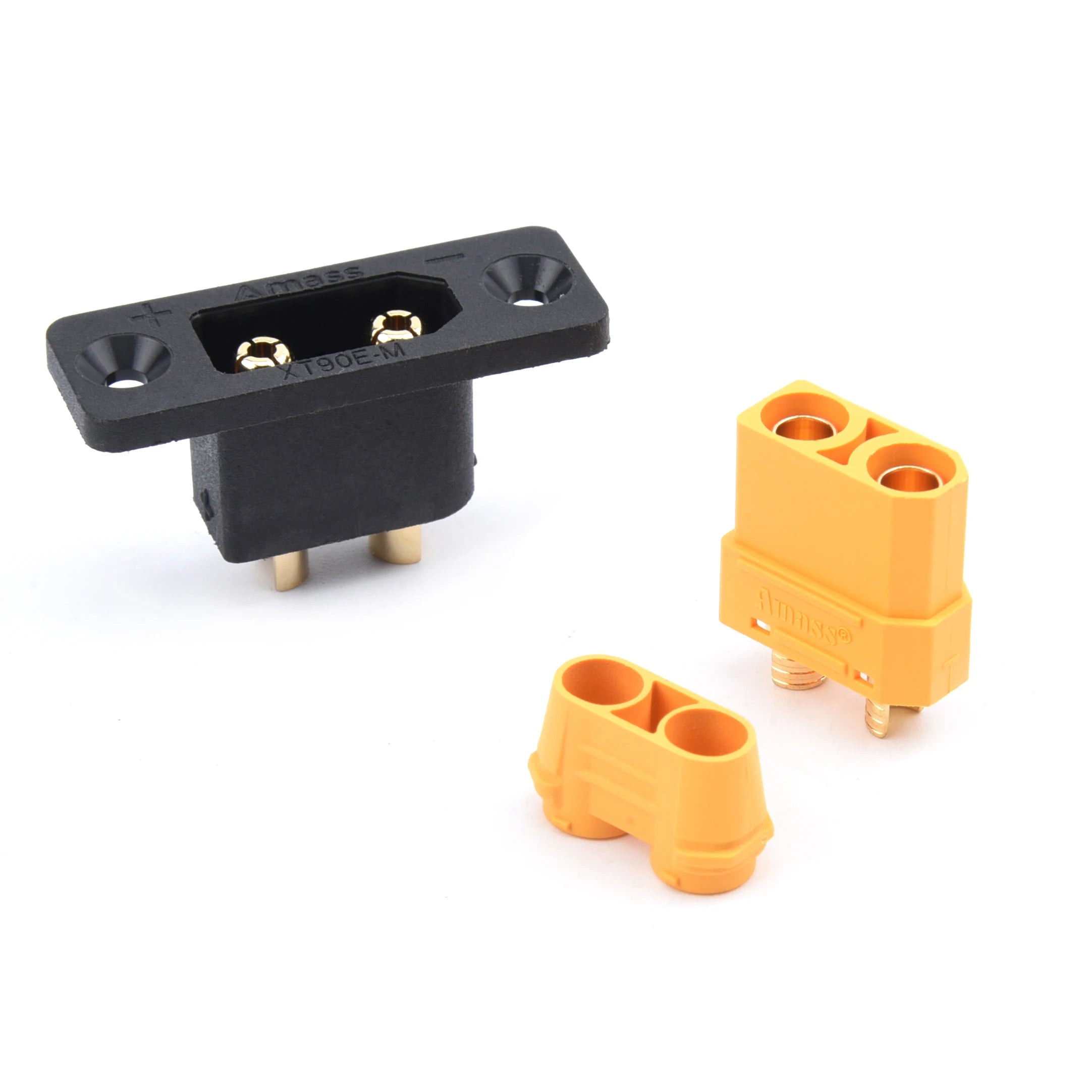 Amass XT90E-M Battery Connector Plug Gold-plated