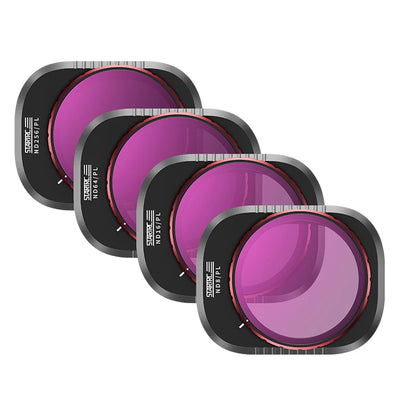 STARTRC Lens Filter Set for DJI Mini 4 Pro: ND8/16/32/64/256, UV, CPL & ND/PL, Rotatable Polarizer, Quick-Release PC Frame