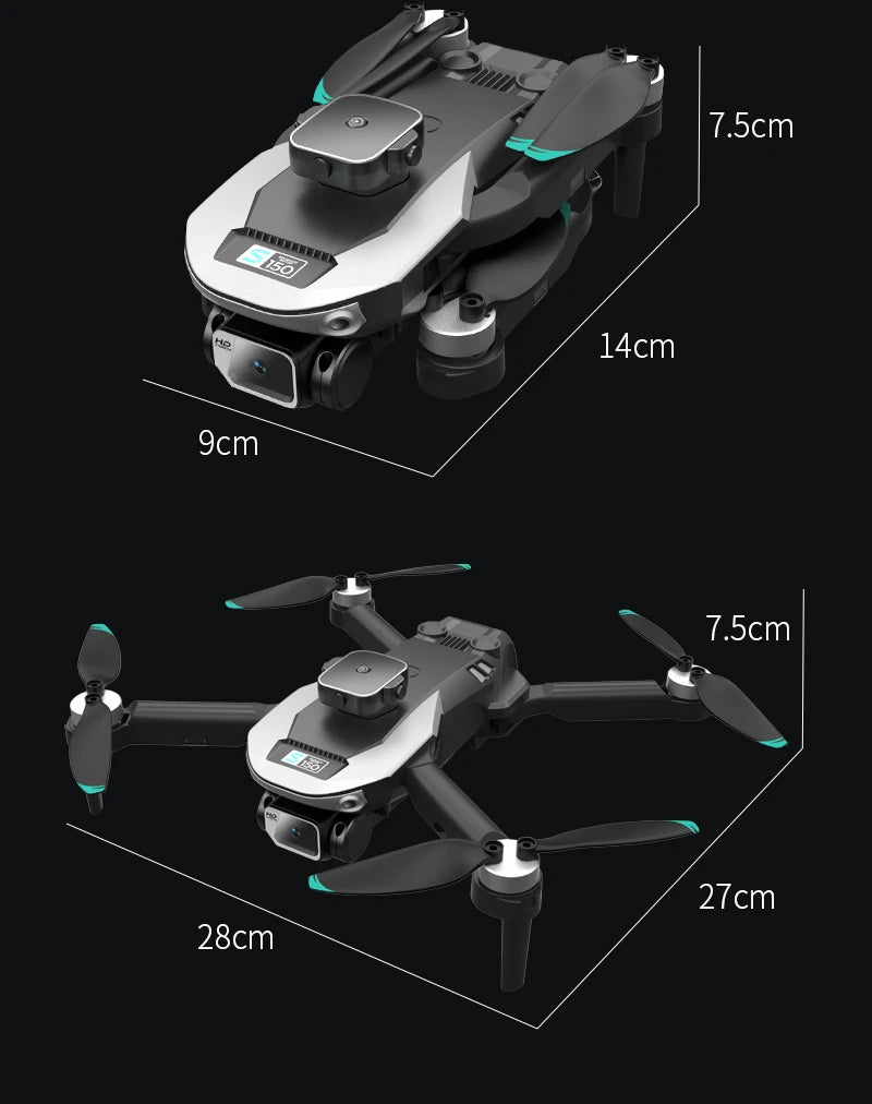 S150 Drone, the height fixing function has the height keeping mode function, the optical flow
