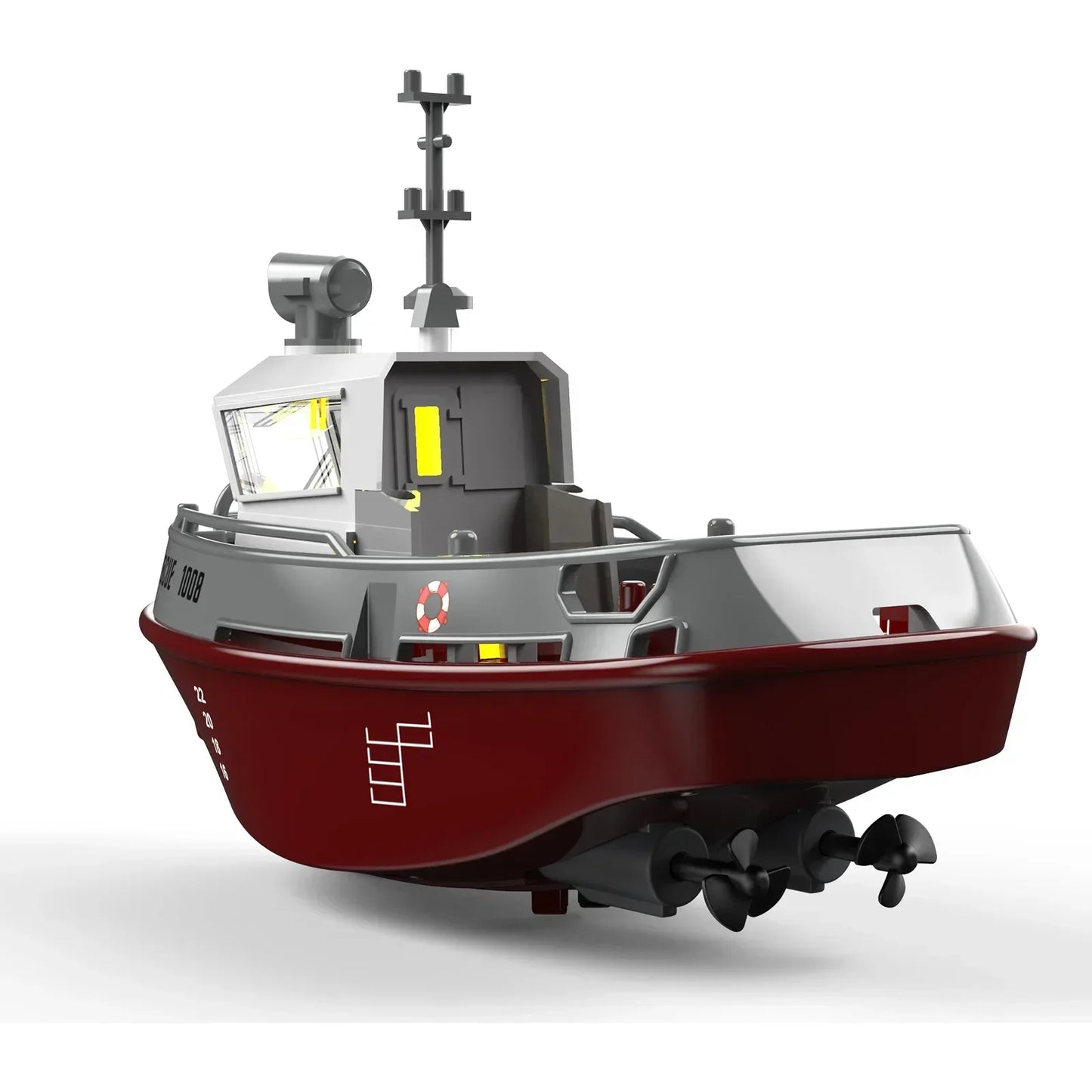 WLtoys S820 RC Boat 2.4G Dual-Motor Tugboat, 4CH, 8 Km/h, 50 m Range, 3.7V 600mAh, Ready-to-Go