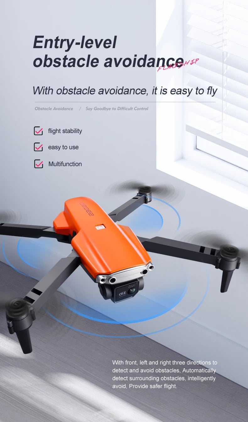 S9000 Drone - Aerial Photography 4K HD Obstacle Avoidance Dron with Camera Optical Flow Positioning Folding Guadcopter Mini Drones 14 S9000 Drone, entry-level obstacle avoidance, it is easy to fly obstacle avoid