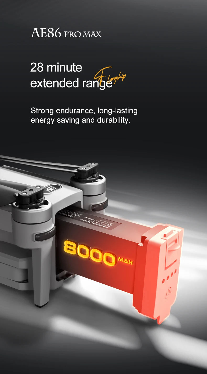 AE86 Pro Max Drone - GPS 4K HD Camera Three Axis Mechanical Pan Tilt Camera Brushless Laser Obstacle Avoidance GPS Drones toys 21 AE86 Pro Max Drone, rangerl 8000' MAH AE86 PRO MAX 28 minute extended AE