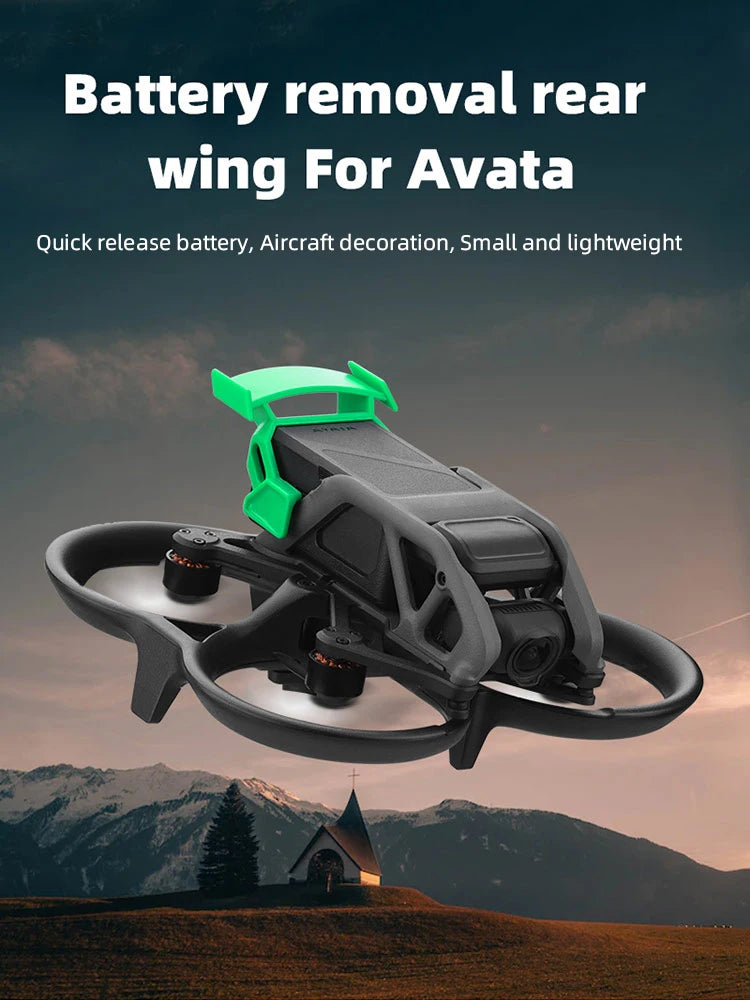 Avata Goggles 2 Eye Mask, battery removal rear wing For Avata Quick release battery, Aircraft decoration, Small