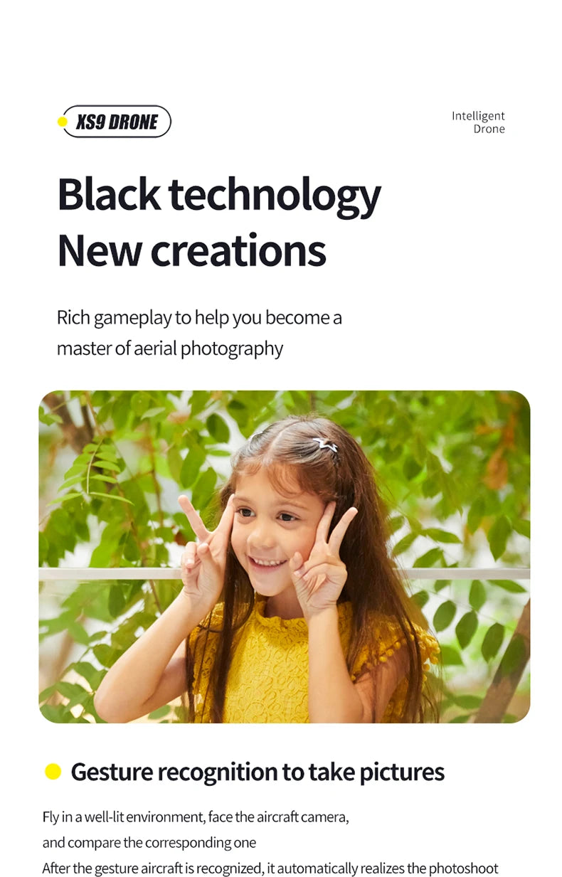 XS9 Drone, KS9 DRONE Intelligent Drone Black technology New creations Rich gameplay to help you