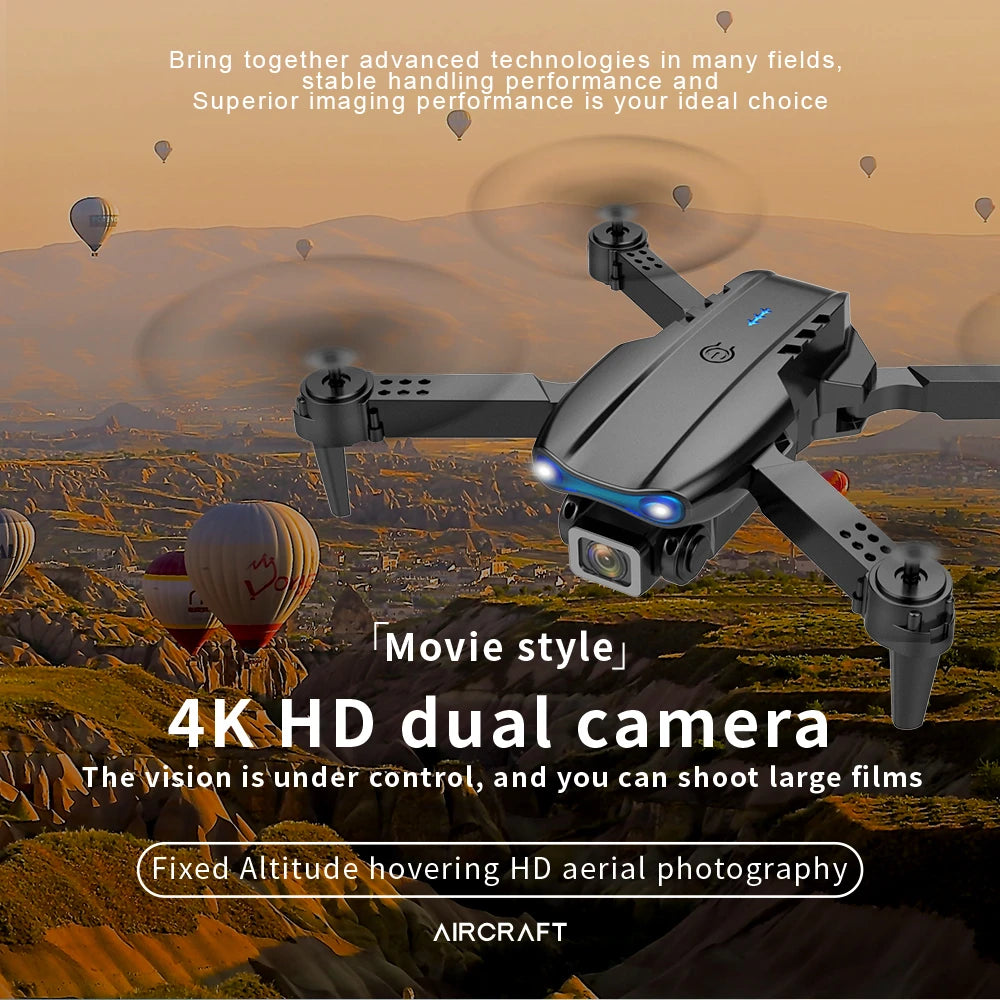 E99 Pro Drone With HD Camera - 4K Dual Camera 25 Minutes 200M Distance Headless Model Night Flying WIFI Foldable Drone 34 E99 Pro Drone With HD Camera, E99 Pro Drone, 4khd dual camera combines advanced technologies in many fields
