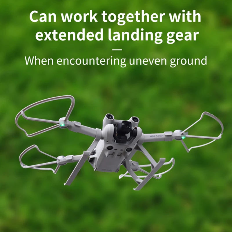 DJI MINI 3 Pro Propeller Guard - Effective Protection for MINI 3 PRO Drone Accessory Blade Wings Cover Bumper Props Anti-collision 20 DJI MINI 3 Pro Propeller, Can work together with extended landing gear When encountering uneven