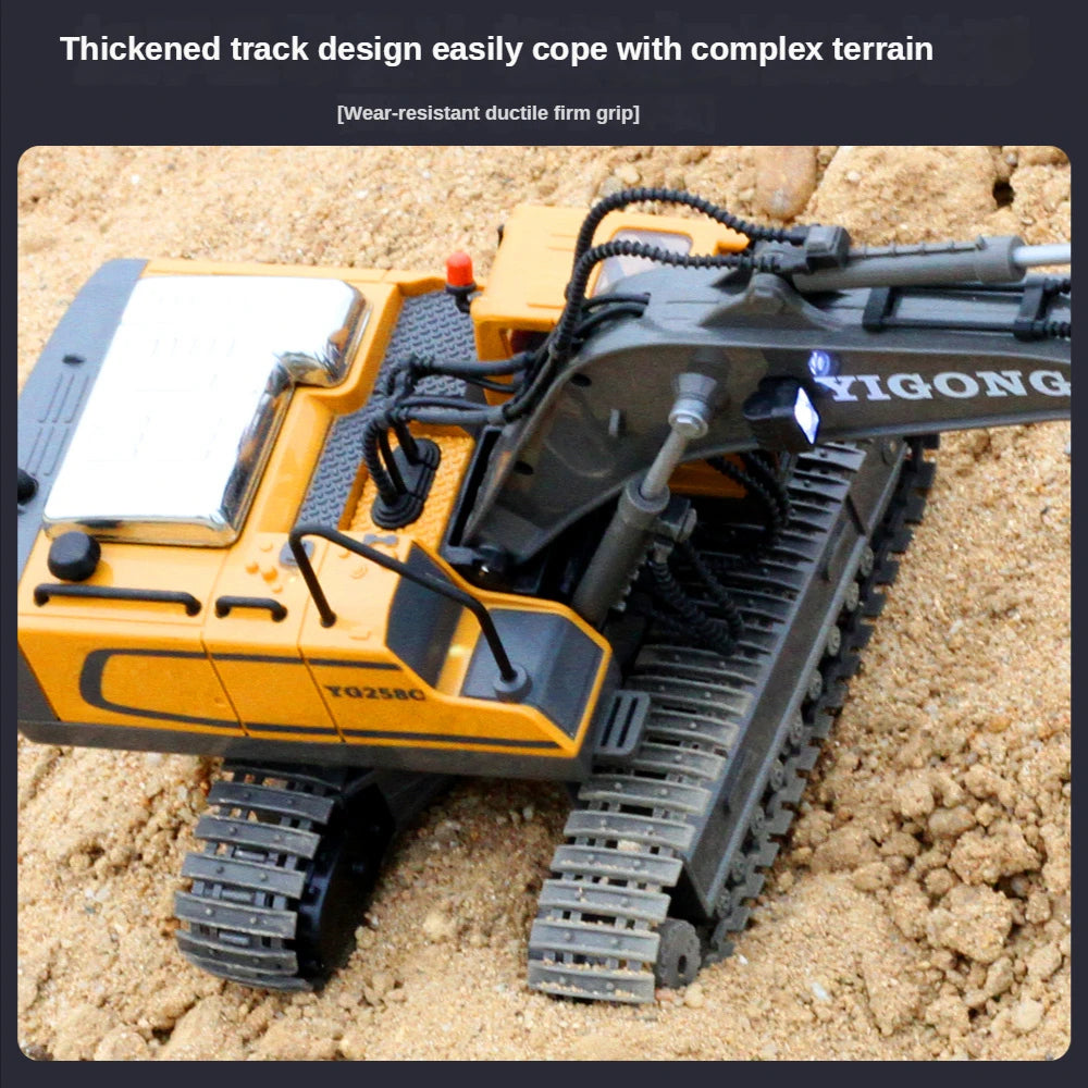 Thickened track design easily copes with complex terrain [Wear-resistant ductile